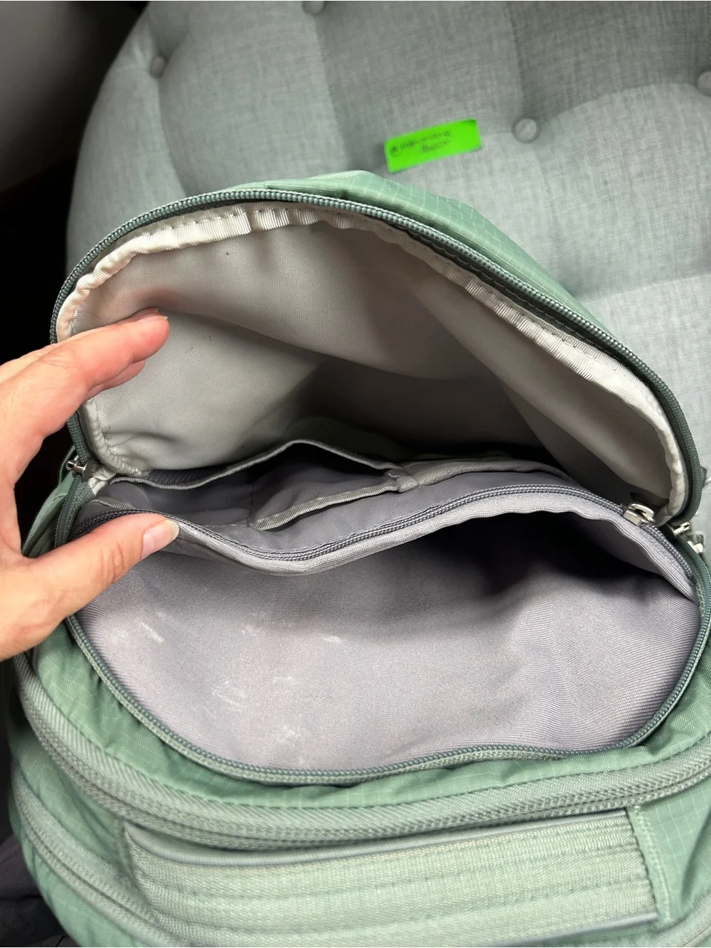 The North Face Borealis FlexVent Backpack Sage Green Hiking Laptop Bag
